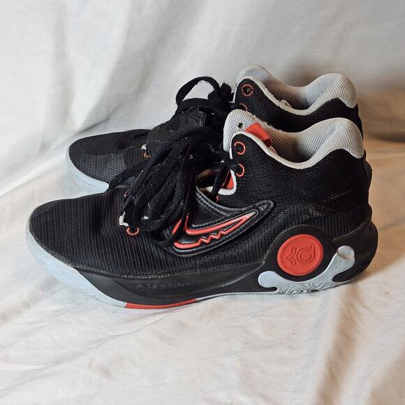 Nike KD Trey 5 X Basketball Shoes Black Red Mens 8.5 - Picture 3 of 7